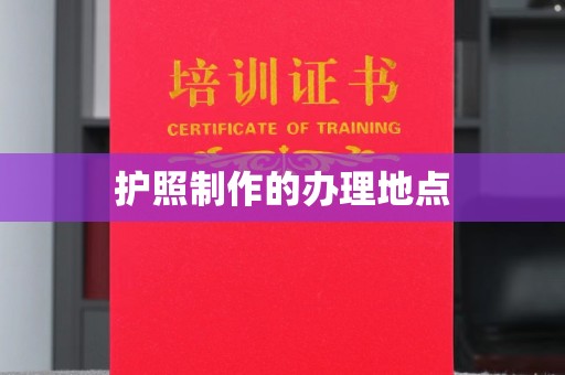 庆阳护照制作的办理地点